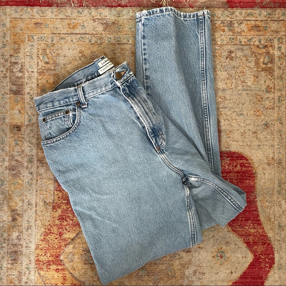 High waist L.L Bean jeans